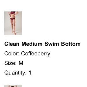 Athleta Swim Bottom Size M